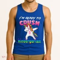 I'm Ready To Crush Kindergarten Cute Unicorn Dab Tank Top thumb 3