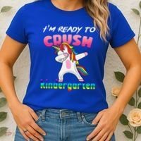 I'm Ready To Crush Kindergarten Cute Unicorn Dab Women's T-Shirt thumb 2