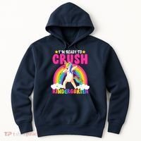 I'm Ready To Crush Kindergarten Unicorn Rainbow Hoodie thumb 0