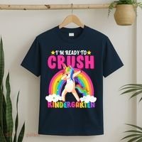 I'm Ready To Crush Kindergarten Unicorn Rainbow T-Shirt thumb 2