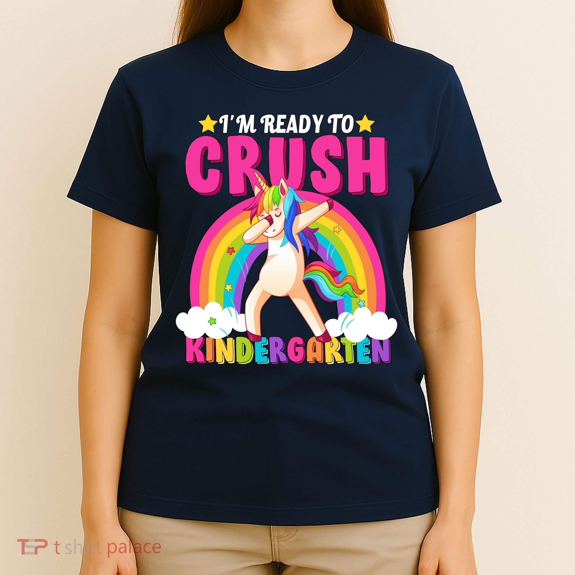 I'm Ready To Crush Kindergarten Unicorn Rainbow T-Shirt