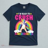 I'm Ready To Crush Kindergarten Unicorn Rainbow T-Shirt thumb 5