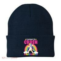 I'm Ready To Crush Kindergarten Unicorn Rainbow Beanie thumb 0