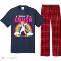 I'm Ready To Crush Kindergarten Unicorn Rainbow Pajama Set thumb 0