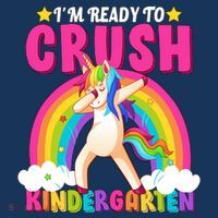 I'm Ready To Crush Kindergarten Unicorn Rainbow Mousepad thumb 1