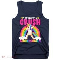 I'm Ready To Crush Kindergarten Unicorn Rainbow Tank Top thumb 0