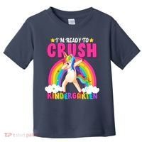 I'm Ready To Crush Kindergarten Unicorn Rainbow Toddler T-Shirt thumb 0