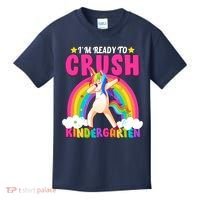 I'm Ready To Crush Kindergarten Unicorn Rainbow Kids T-Shirt thumb 0