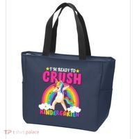 I'm Ready To Crush Kindergarten Unicorn Rainbow Tote Bag thumb 3