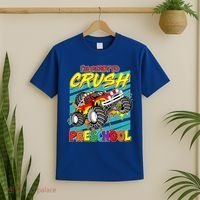 I'm Ready To Crush Preschool Monster Truck Madness T-Shirt thumb 2