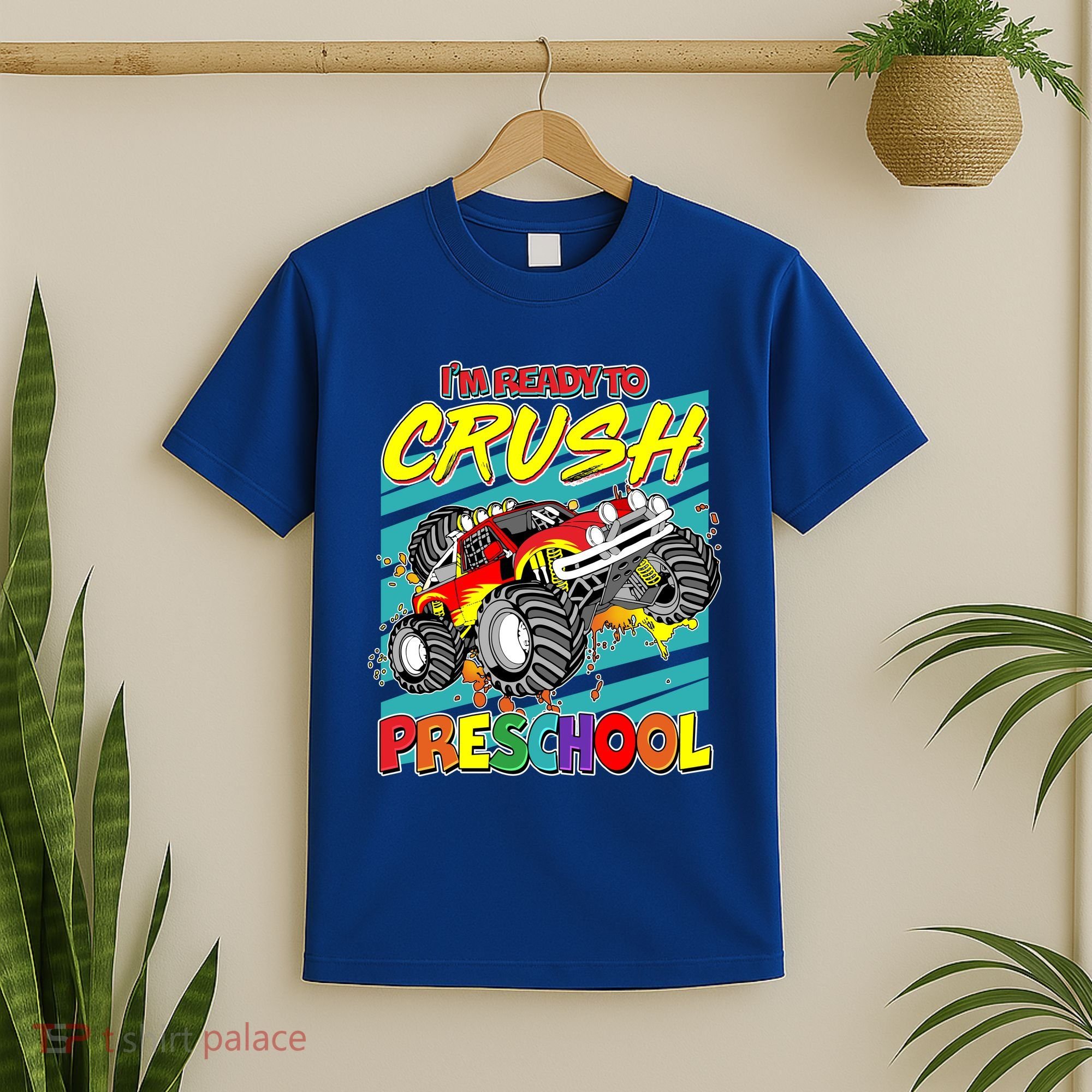 I'm Ready To Crush Preschool Monster Truck Madness T-Shirt