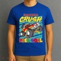I'm Ready To Crush Preschool Monster Truck Madness T-Shirt thumb 3