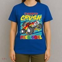 I'm Ready To Crush Preschool Monster Truck Madness T-Shirt thumb 4