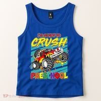 I'm Ready To Crush Preschool Monster Truck Madness Tank Top thumb 2