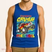 I'm Ready To Crush Preschool Monster Truck Madness Tank Top thumb 3