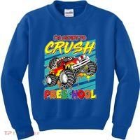 I'm Ready To Crush Preschool Monster Truck Madness Kids Sweatshirt thumb 0