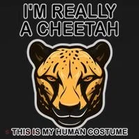 I'm Really A Cheetah Human Costume Bucket Hat thumb 4