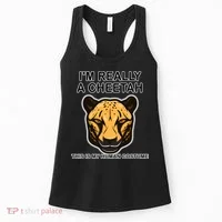I'm Really A Cheetah Human Costume Women's Tank Top thumb 0