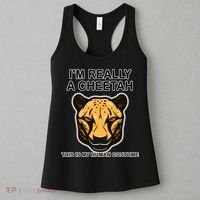 I'm Really A Cheetah Human Costume Women's Tank Top thumb 3