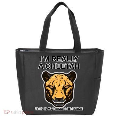 I'm Really A Cheetah Human Costume Tote Bag