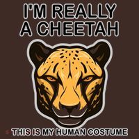 I'm Really A Cheetah Human Costume Coaster thumb 2