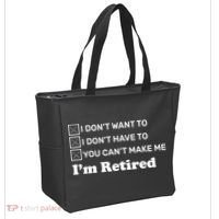 I'm Retired Tote Bag thumb 2