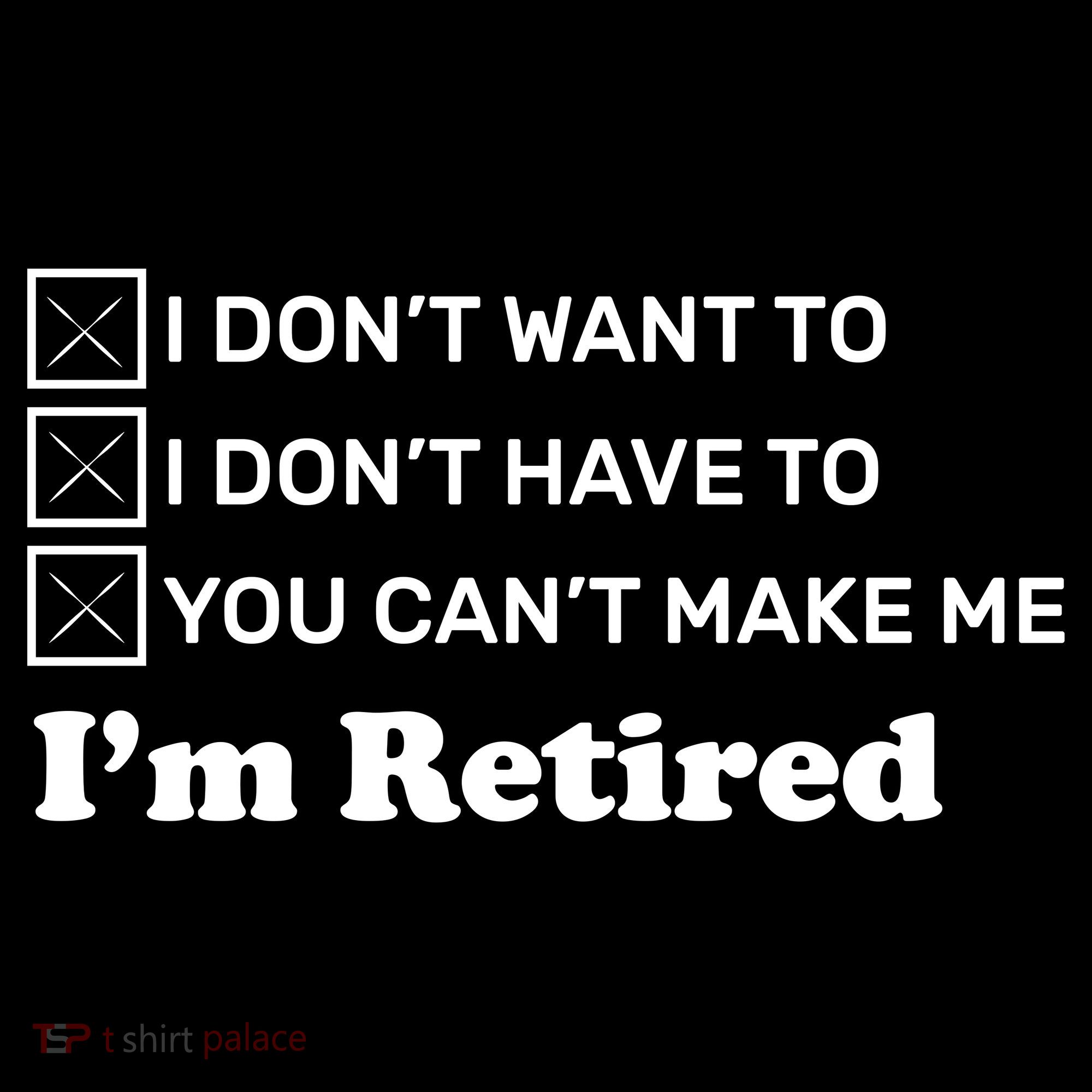 I'm Retired Tote Bag