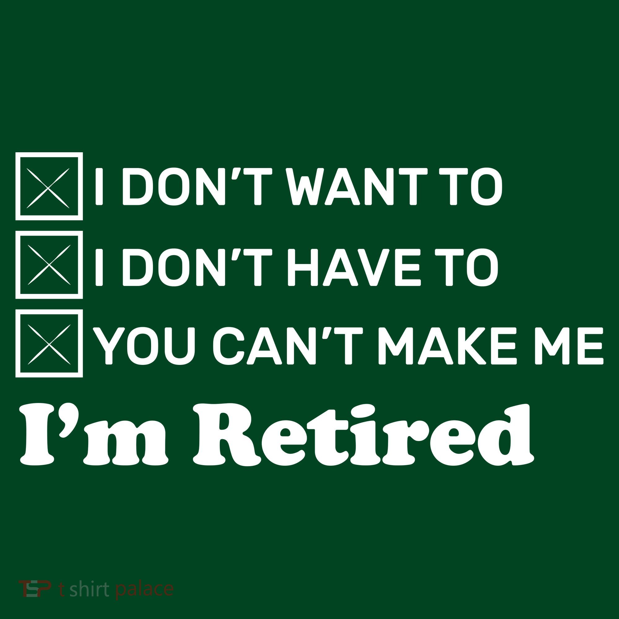 I'm Retired Apron
