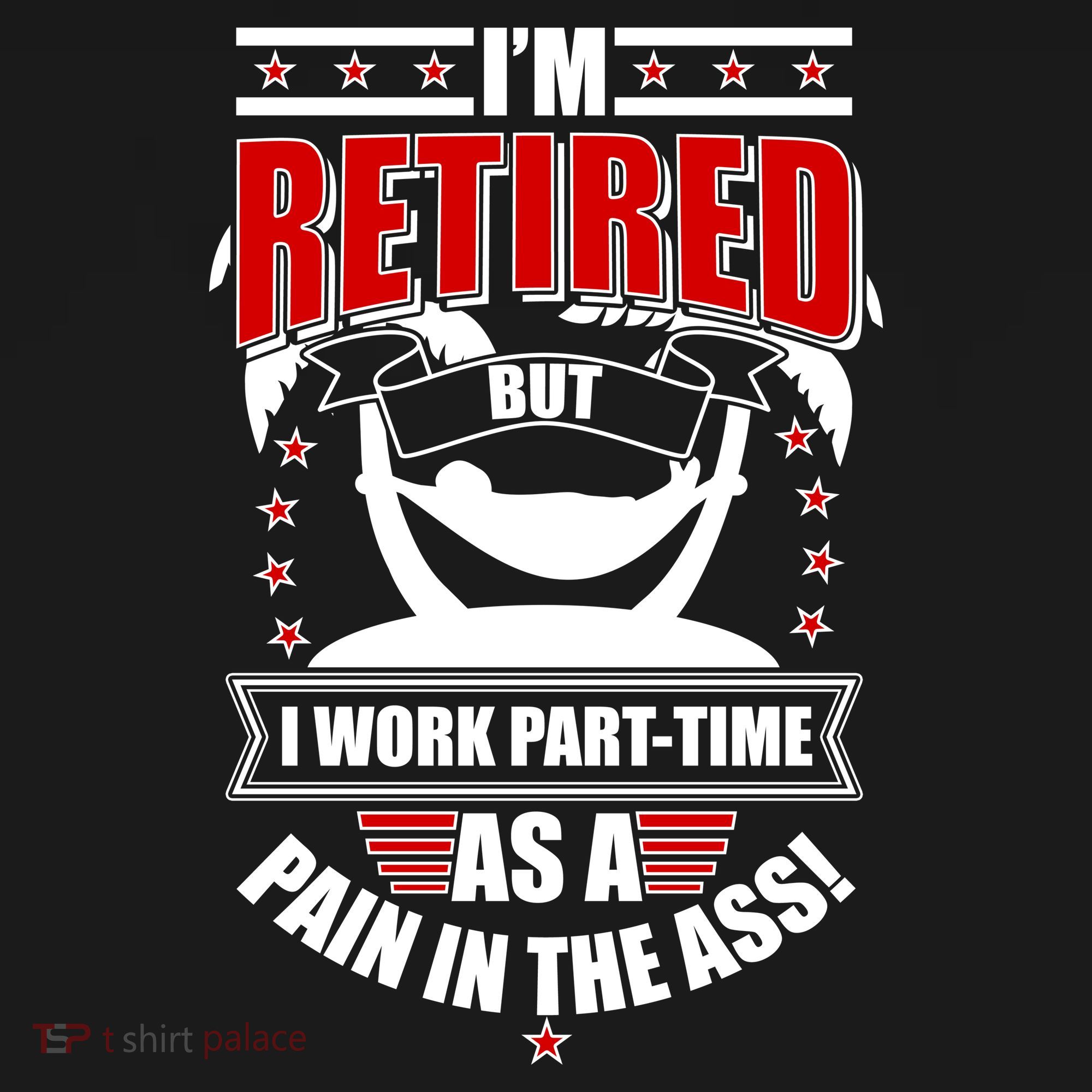 I'm Retired But I Work Part Time As A Pain In The Ass Ornament