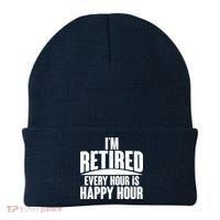 I'm Retired Every Hour is Happy Hour Beanie thumb 0