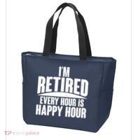 I'm Retired Every Hour is Happy Hour Tote Bag thumb 3