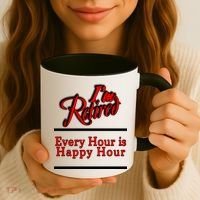 I'm Retired Every Hour Is Happy Hour Funny Coffee Mug thumb 3