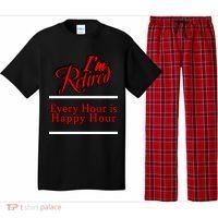 I'm Retired Every Hour Is Happy Hour Funny Pajama Set thumb 0