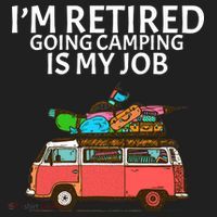 I'm Retired Going Camping Is My Job Women's Sweatshirt thumb 2