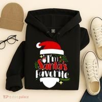 I'm Santa's Favorite Christmas Hoodie thumb 4