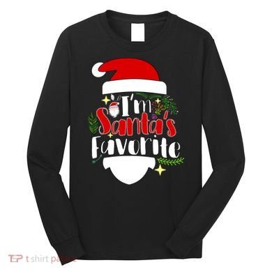 I'm Santa's Favorite Christmas Long Sleeve Shirt