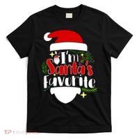 I'm Santa's Favorite Christmas T-Shirt thumb 0