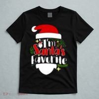 I'm Santa's Favorite Christmas T-Shirt thumb 5
