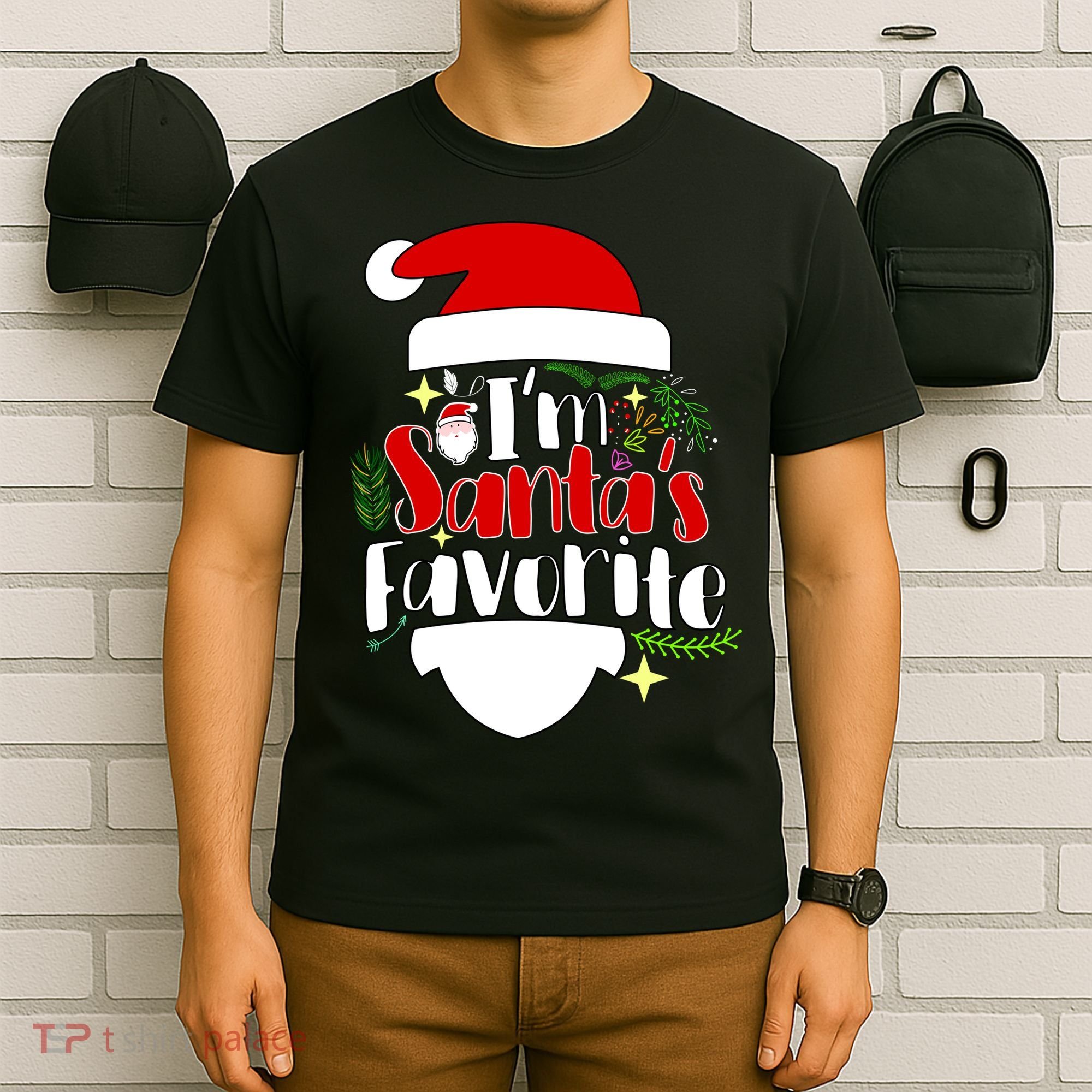 I'm Santa's Favorite Christmas T-Shirt