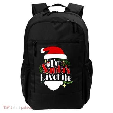 I'm Santa's Favorite Christmas Backpack