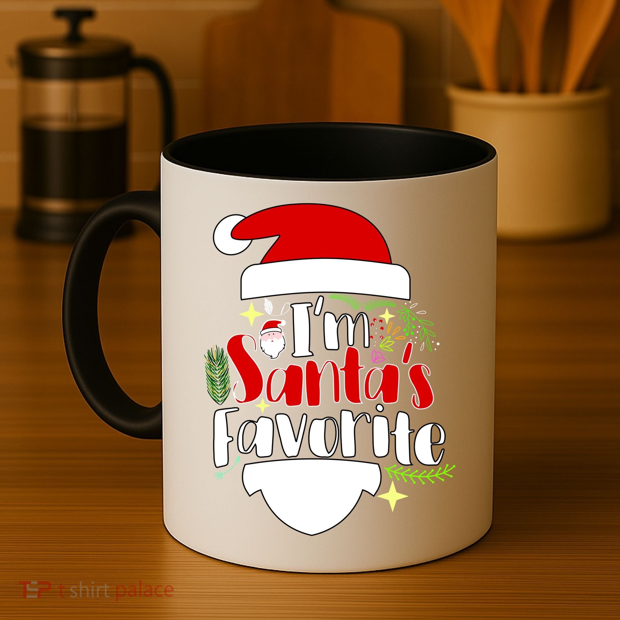 I'm Santa's Favorite Christmas Coffee Mug