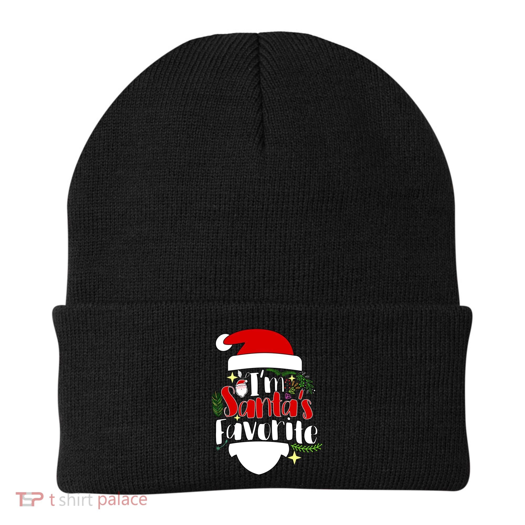 I'm Santa's Favorite Christmas Beanie