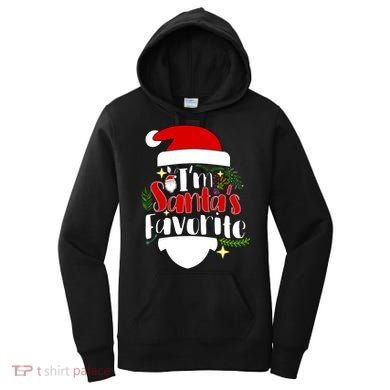 I'm Santa's Favorite Christmas Women's Hoodie