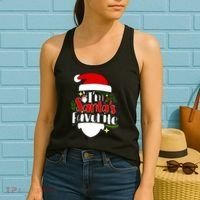 I'm Santa's Favorite Christmas Women's Tank Top thumb 2