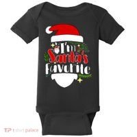I'm Santa's Favorite Christmas Baby Bodysuit thumb 0
