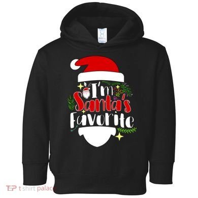 I'm Santa's Favorite Christmas Toddler Hoodie