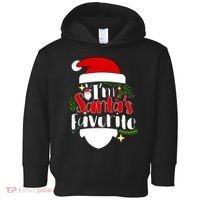 I'm Santa's Favorite Christmas Toddler Hoodie thumb 0