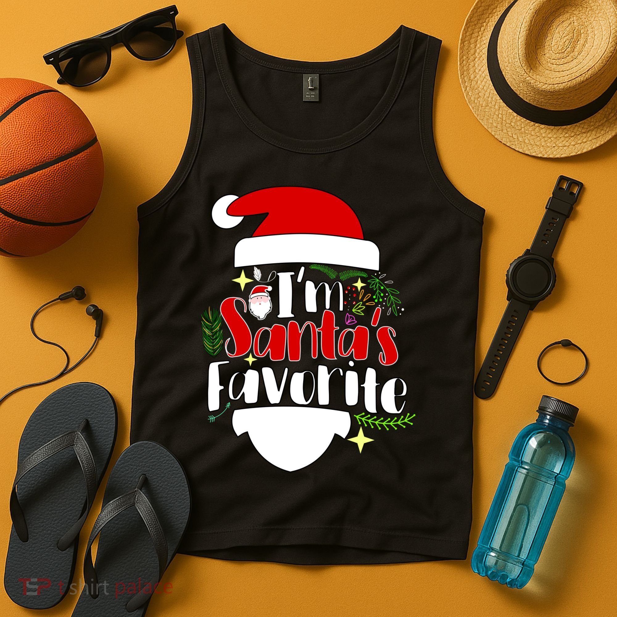 I'm Santa's Favorite Christmas Tank Top