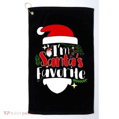 I'm Santa's Favorite Christmas Golf Towel