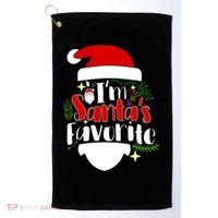 I'm Santa's Favorite Christmas Golf Towel thumb 0